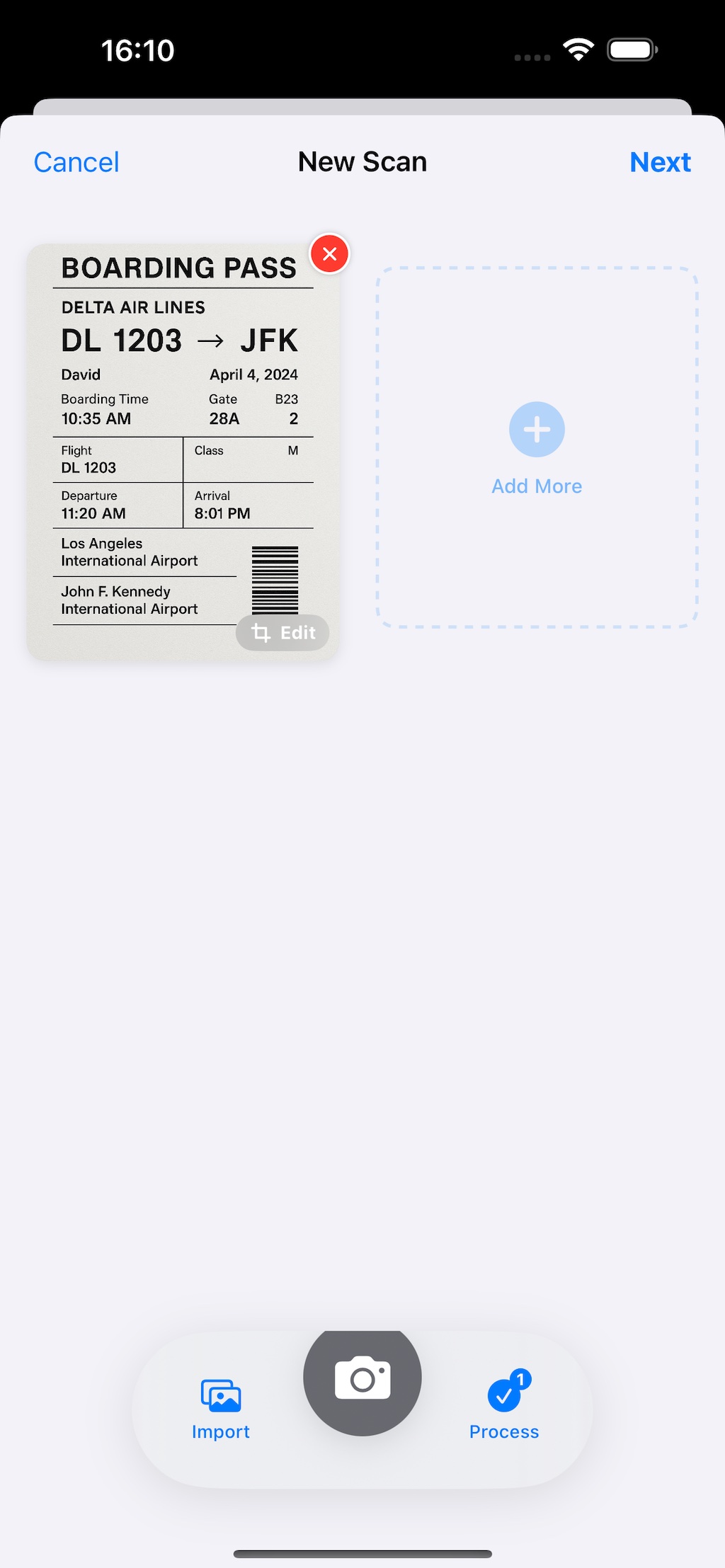 Scan viewer with OCR text and summary side by side